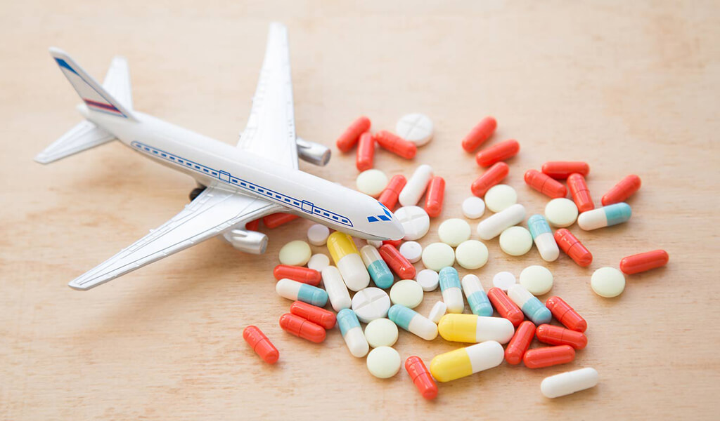 داروهای غیر مجاز در هواپیما